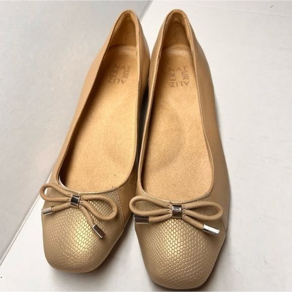 Naturalizer Gertie taupe leather flats size 10 - Picture 9 of 13